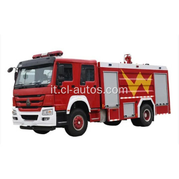 Howo 4x2 Water Tank Fire Truck